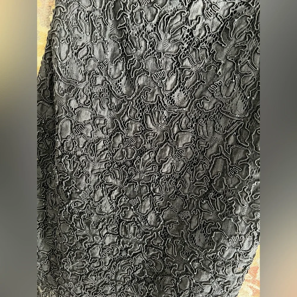Lillie Rubin 1990s Black Mini Dress - Picture 3 of 11